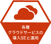 各種クラウドサービスの導入SEと運用